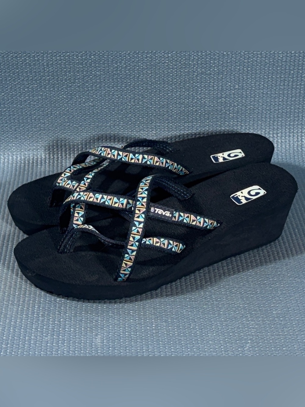 Teva Women's Mush Mandalyn Wedge Ola 2 Sandals Size 8